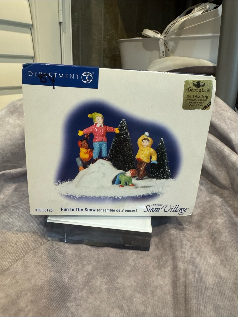 Department 56 Snow Village Figurine Set Fun in The Snow